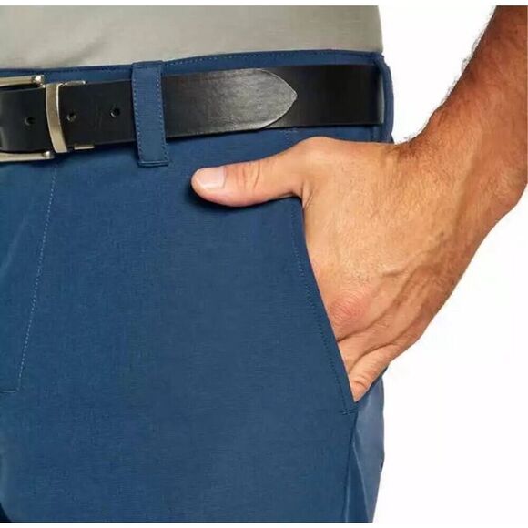 BANANA REPUBLIC Shorts Mens 40 Blue Comfort Waist Stretch Wicking Flat Front NWT - Picture 5 of 10